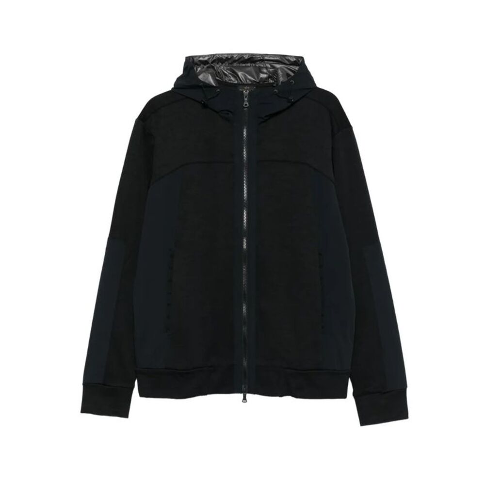 Paul & Shark Men Cotton And Nylon Zip-Up Hoodie
